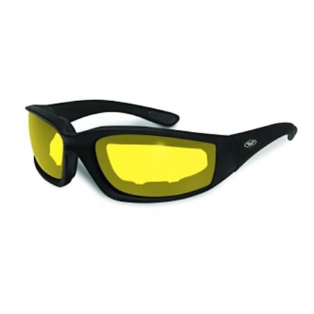 Safety Kickback Z Anti-Fog Glasses With Yellow Tint Lens Kickback Z YT A/F